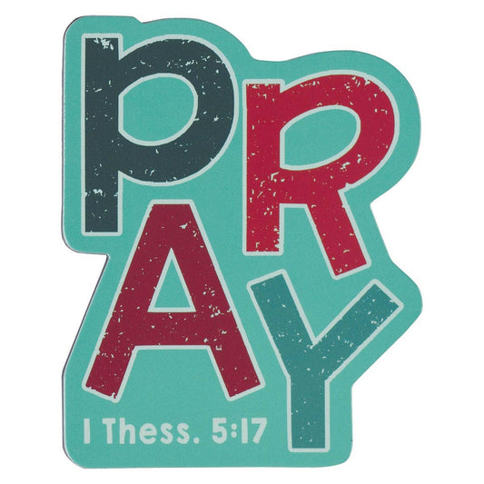 Magnet Teal Pray 1 Thess. 5:17