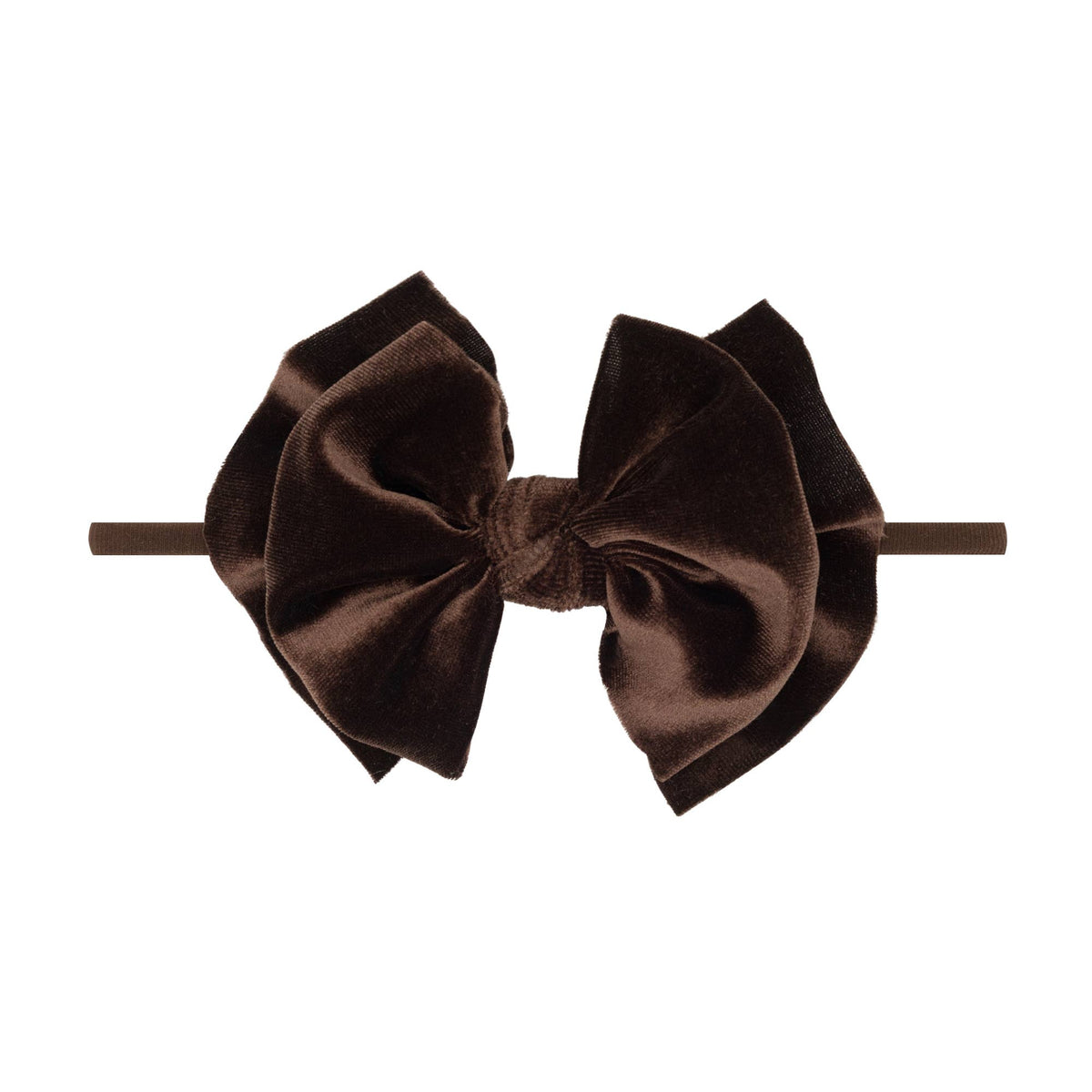 Baby Bling® Velvet FAB® Skinny soft headband with velvet bow