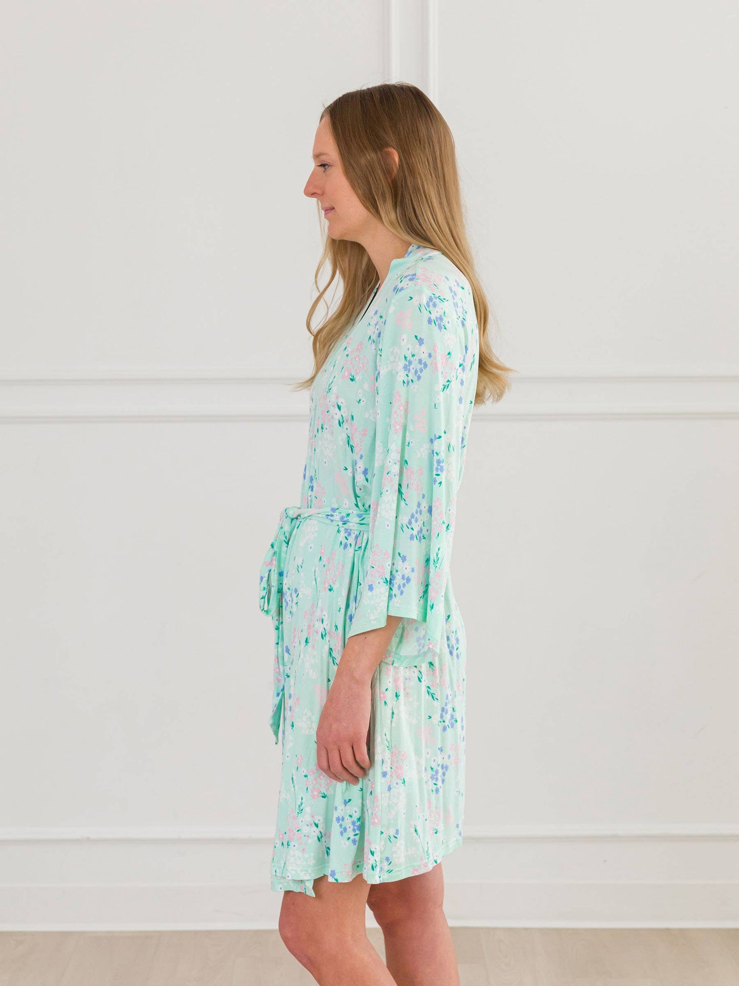 Mint Meadow Mommy & Me Maternity Robe