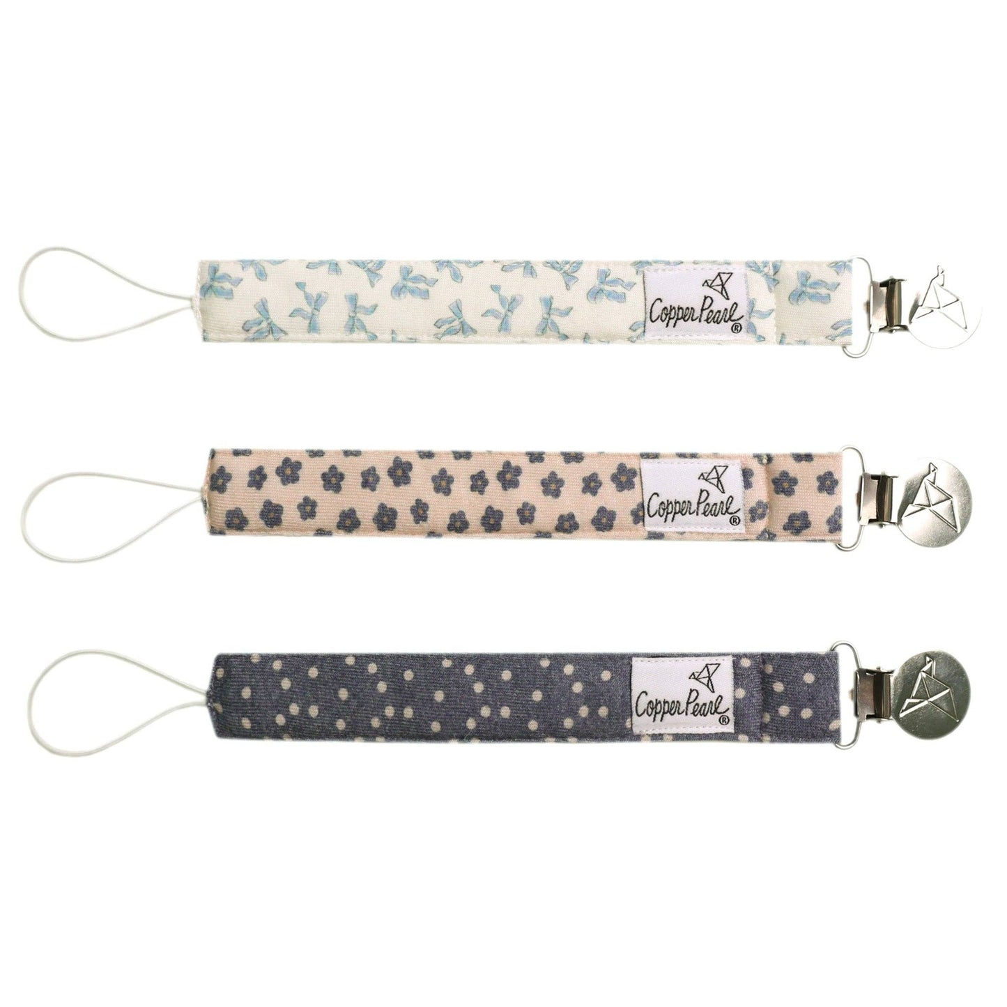 Binky Clip Set - Gemma In Tan