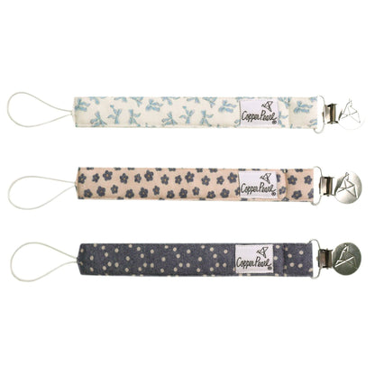 Binky Clip Set - Gemma In Tan
