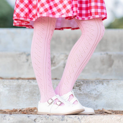 Fancy Knit Tights - Blossom
