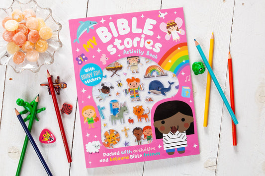My Bible Stories Activity Book, Pink