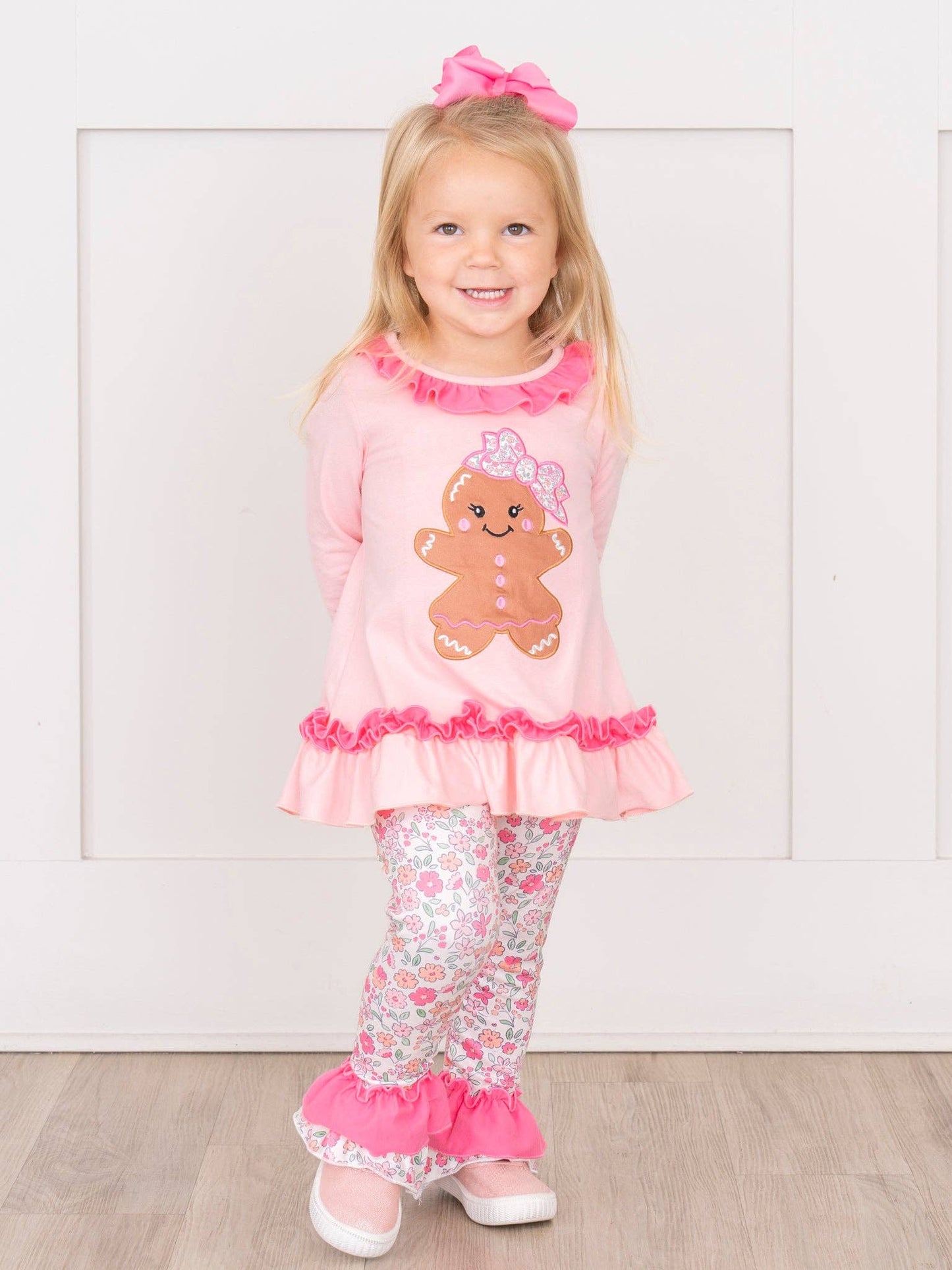 Gingerbread Dolly Embroidered Outfit