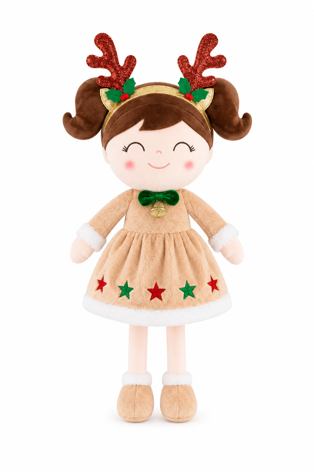 16" Reindeer Holiday Keepsake Plush Doll