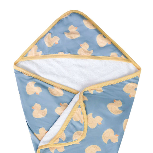 Premium Baby Knit Hooded Towel - Ducky