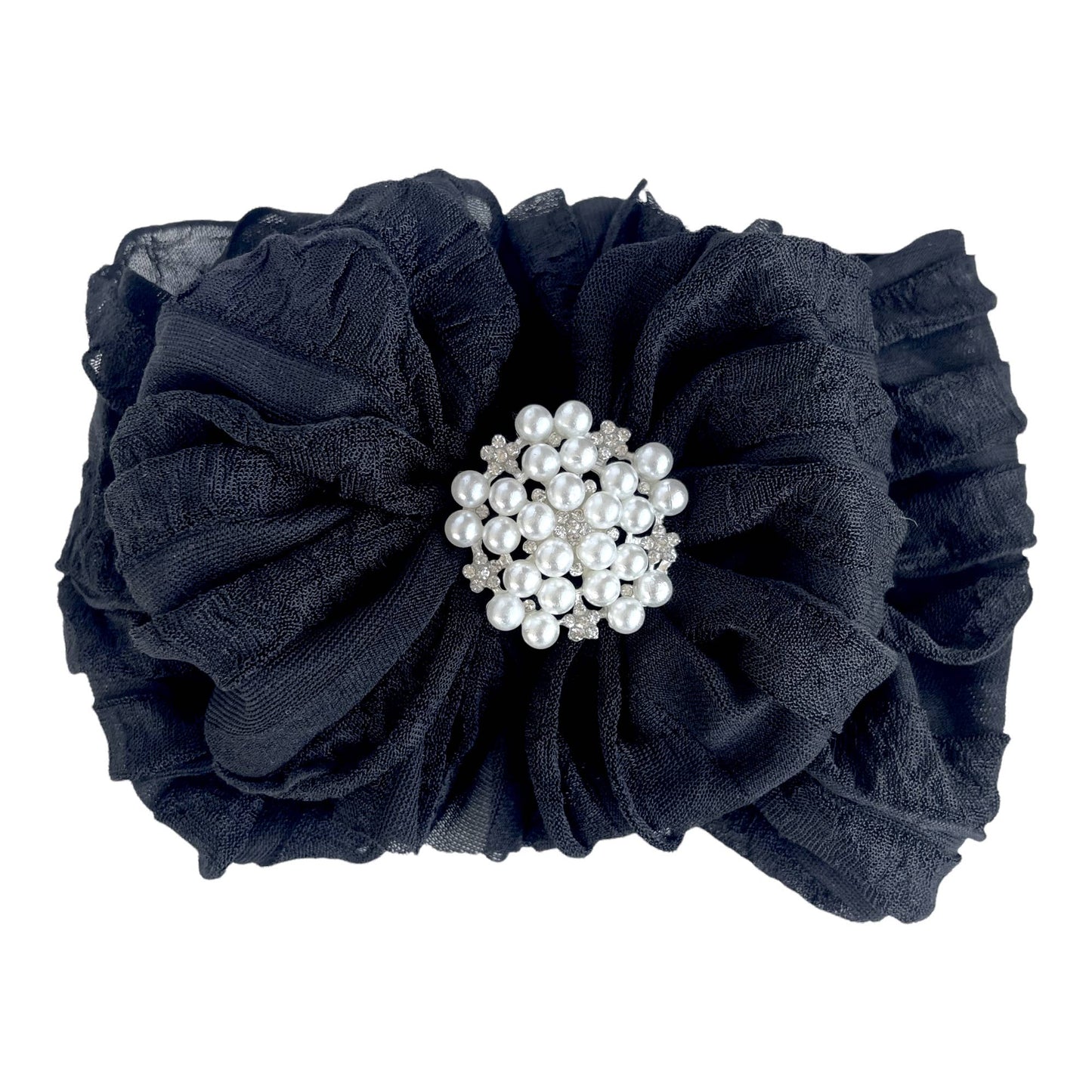 Pearl Ruffled Headband