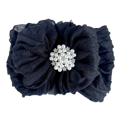 Pearl Ruffled Headband