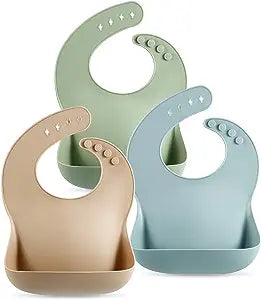 Silicone Bib Set