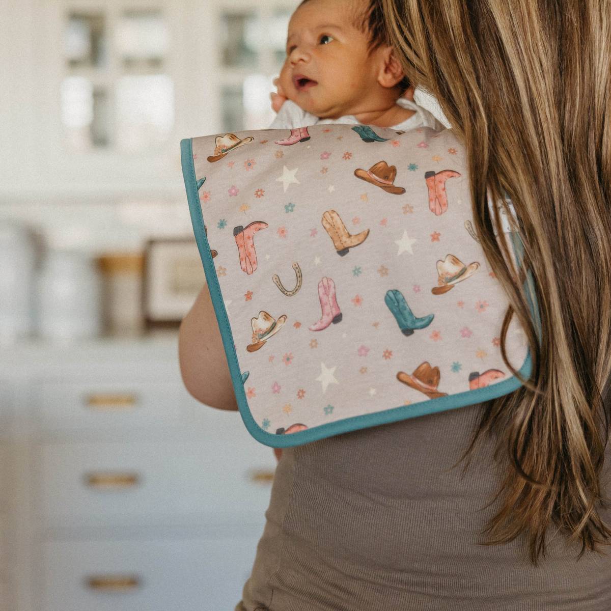 Burp Cloths - Cheyenne