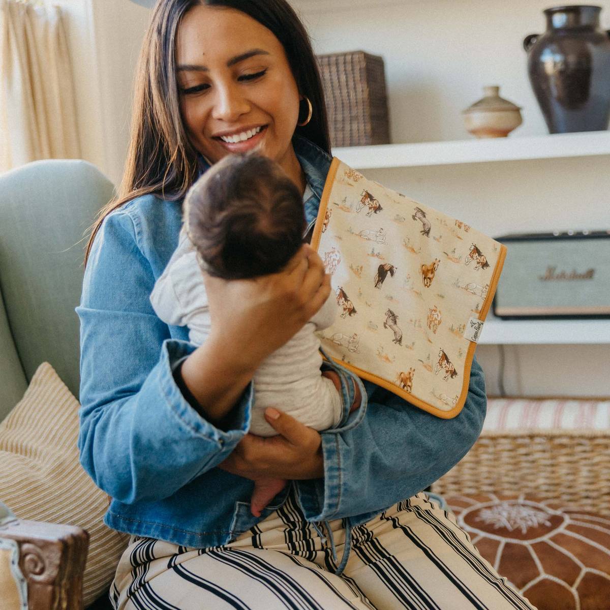 Burp Cloths - Cheyenne