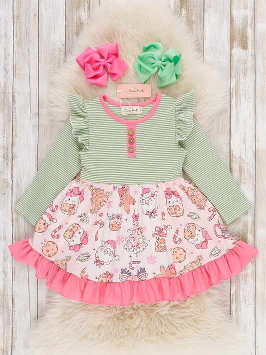 Frosted Sweets Ruffle Dress