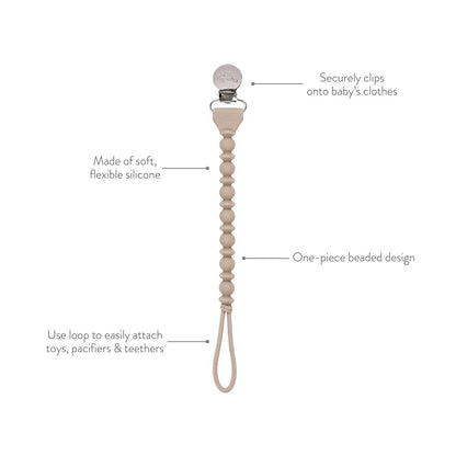 Itzy Paci Strap™ Silicone One-Piece Pacifier Clips