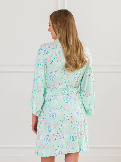 Mint Meadow Mommy & Me Maternity Robe