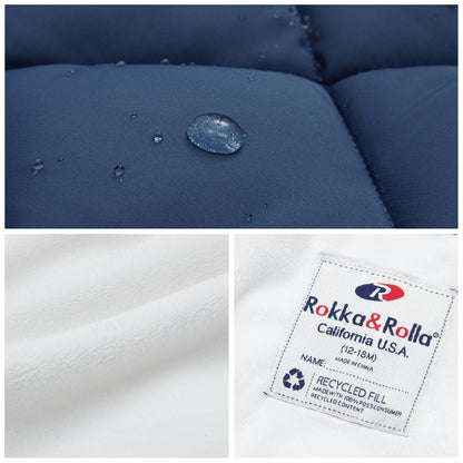 Baby Toddler Girls' Mini Fur Lined Winter Puffer Coat