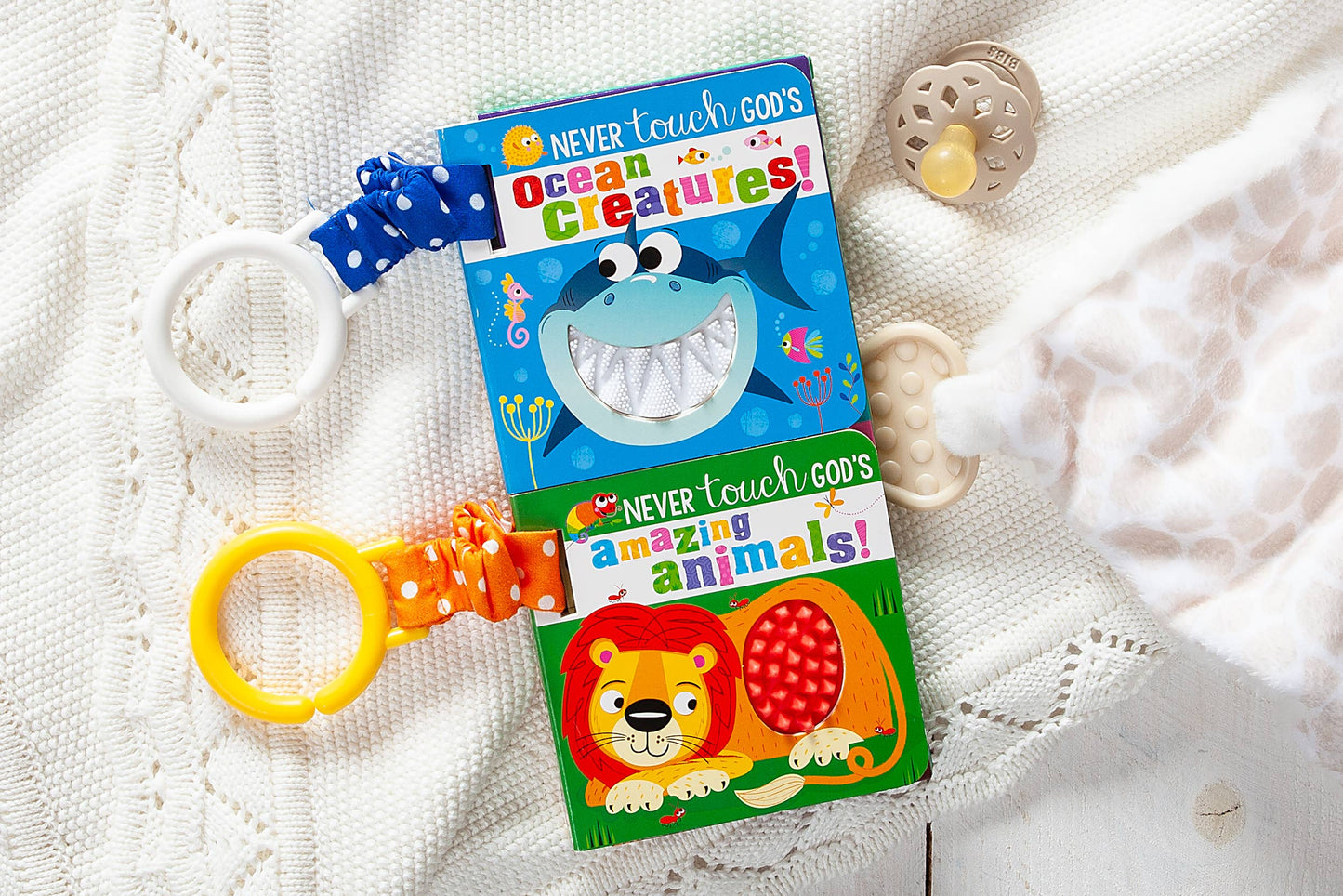 Never Touch Book Set, Stroller Clip-On