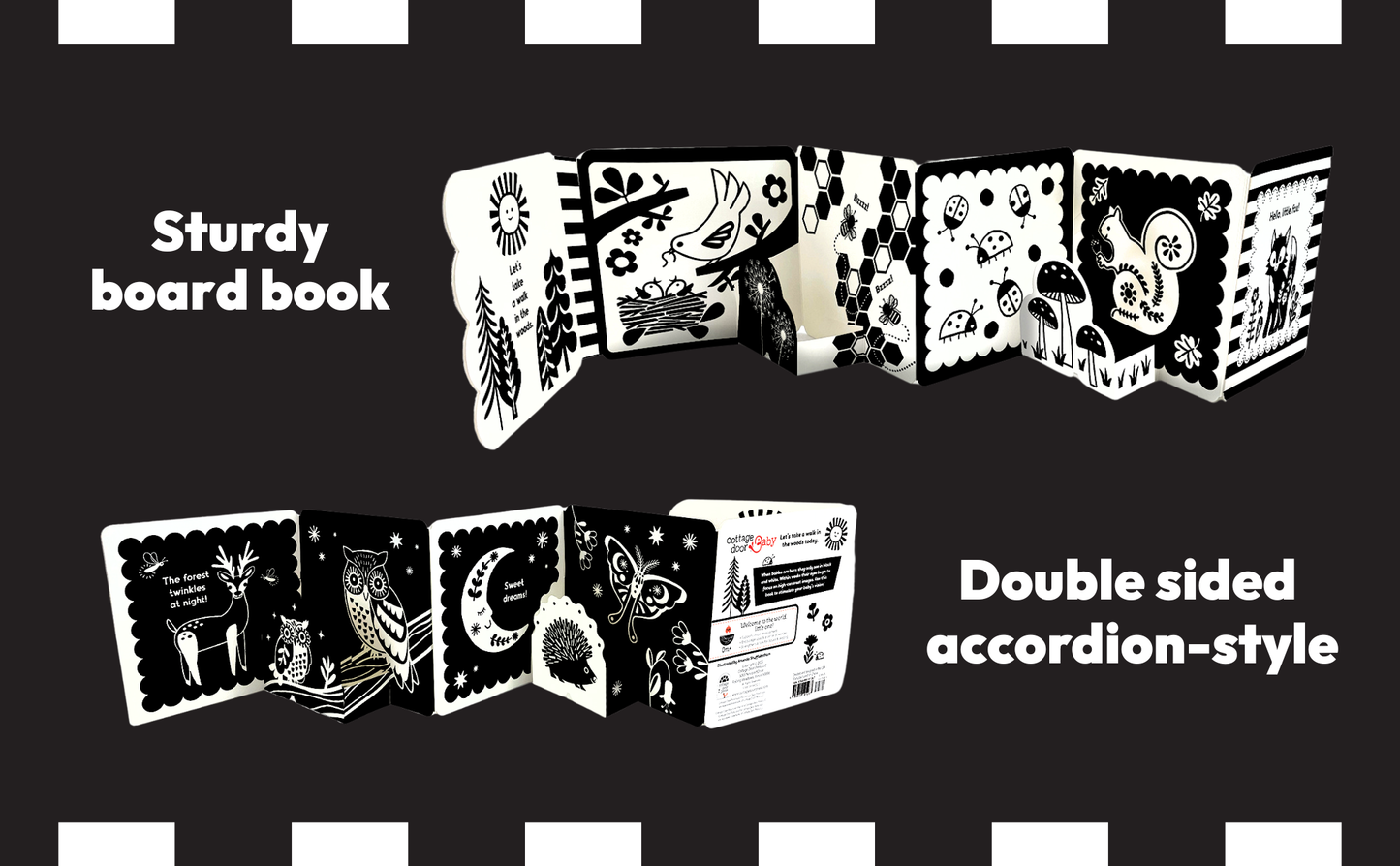 Look, Look, Baby! Forest High Contrast Black & White Book