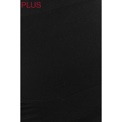 Plus Size Buttery Soft Stretch Maternity Shorts