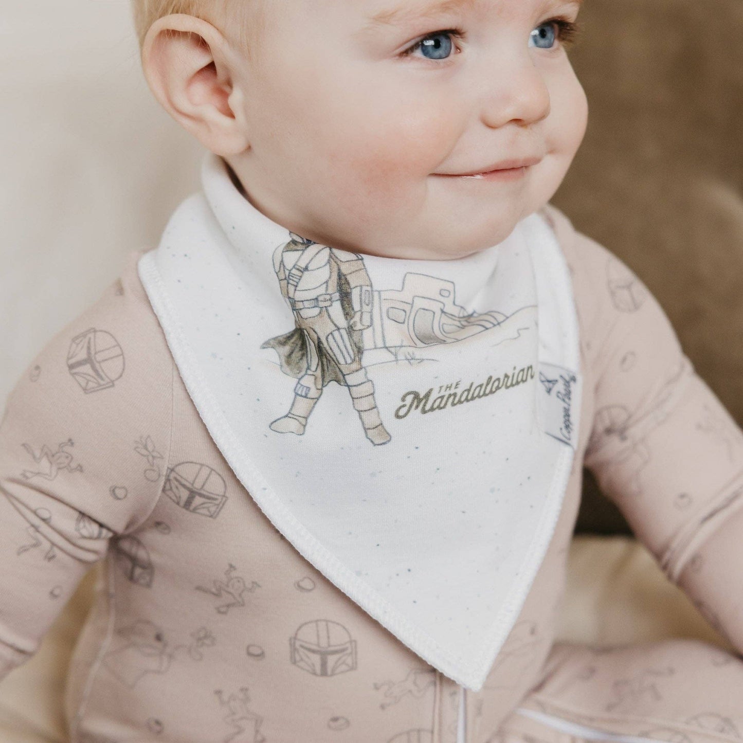 4 Pack Baby Bandana Bibs - Star Wars Grogu