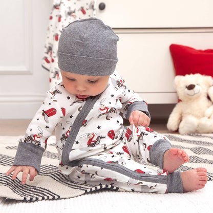 Baby Boy's Ride 'Em Cowboy Bamboo Zipper Romper