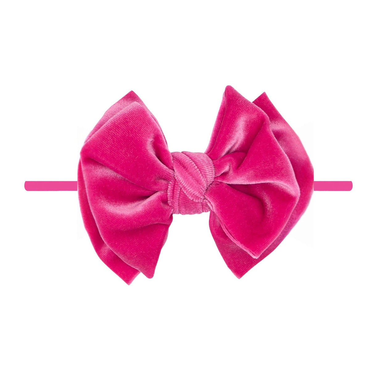 Baby Bling® Velvet FAB® Skinny soft headband with velvet bow