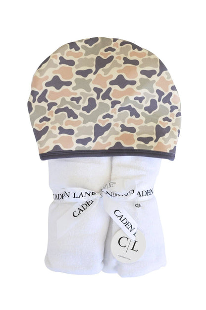 Bamboo Hooded Towel | Camo Cutie