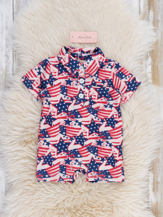 Patriot Star Romper