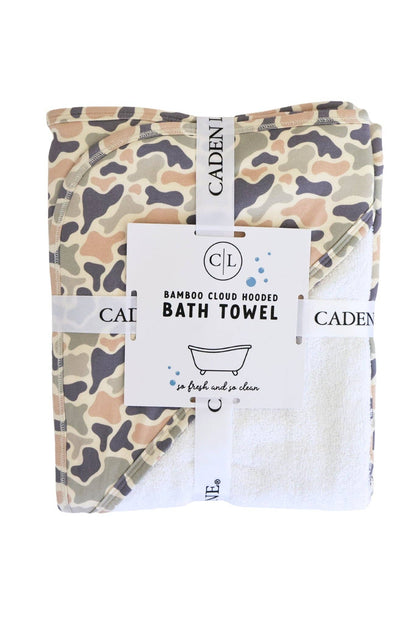 Bamboo Hooded Towel | Camo Cutie