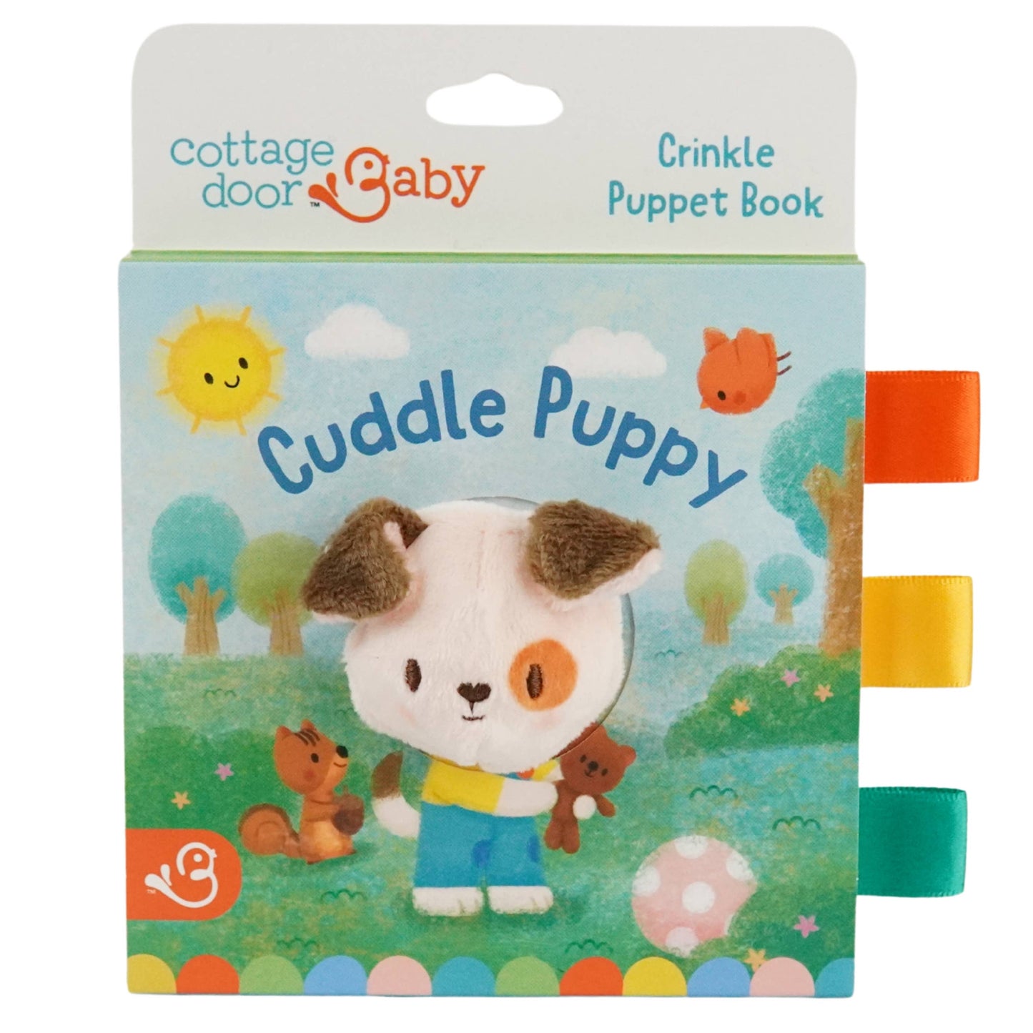 Cuddle Puppy Crinkle Puppet Book