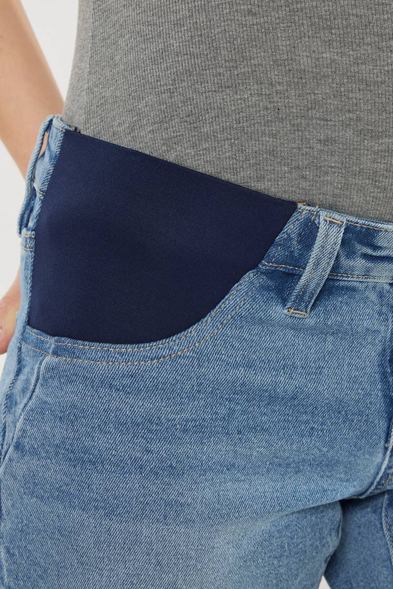 Kancan Yasmin Boyfriend Maternity Jean