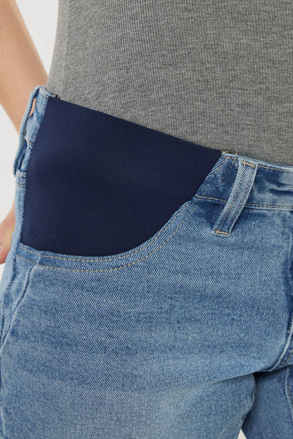 Kancan Yasmin Boyfriend Maternity Jean