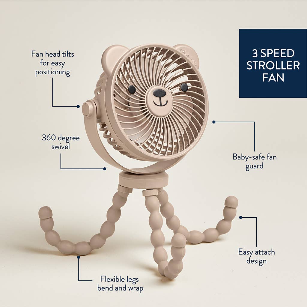 Itzy Breeze 3-Speed Stroller Fan™ (Pink)