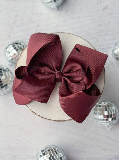 5.5" Oversize Grosgrain Hair Bow
