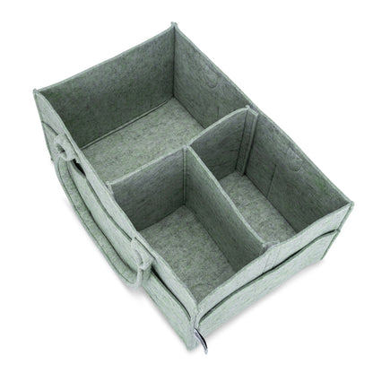 Diaper Caddy in Sage Green