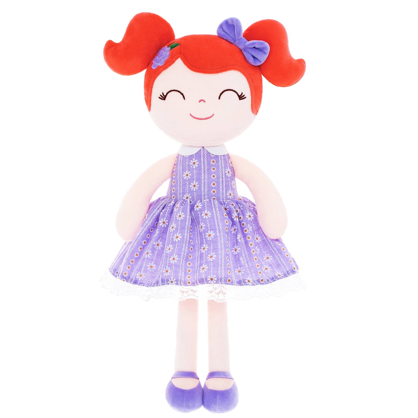 16" Keepsake Plush Doll - Lilac Dress Red Hair