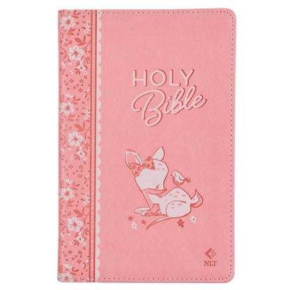 Bible NLT Infant Faux leather, Pink
