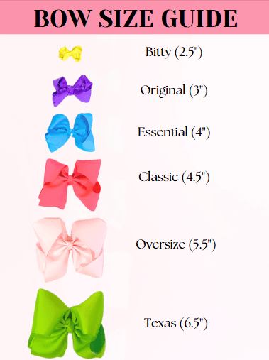 4.5" Classic Scalloped Hair Bow