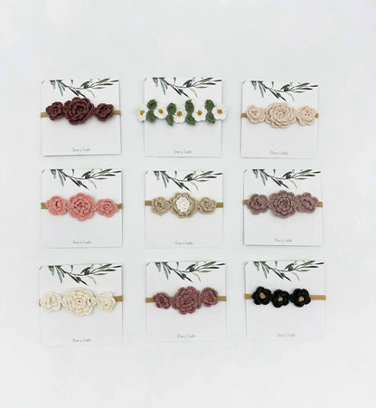 Crochet Flower Headband