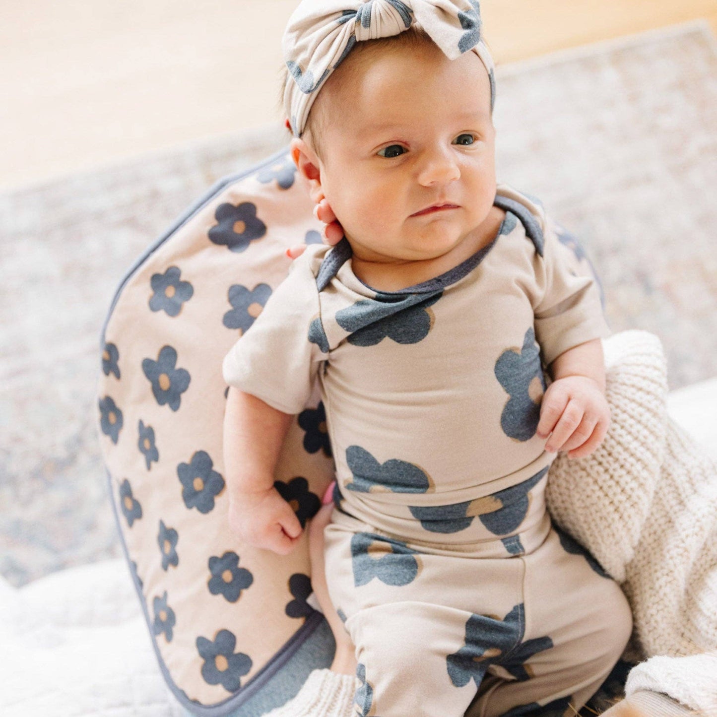 Burp Cloths - Gemma In Tan