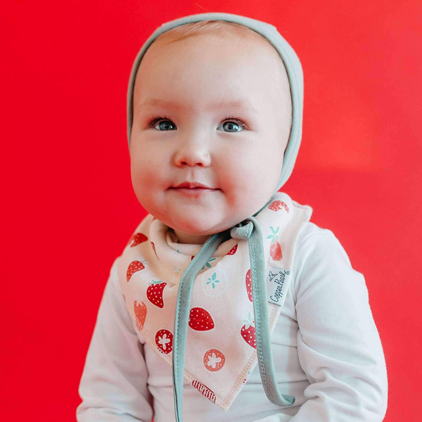 4 Pack Baby Bandana Bibs - Clementine