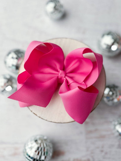 5.5" Oversize Grosgrain Hair Bow