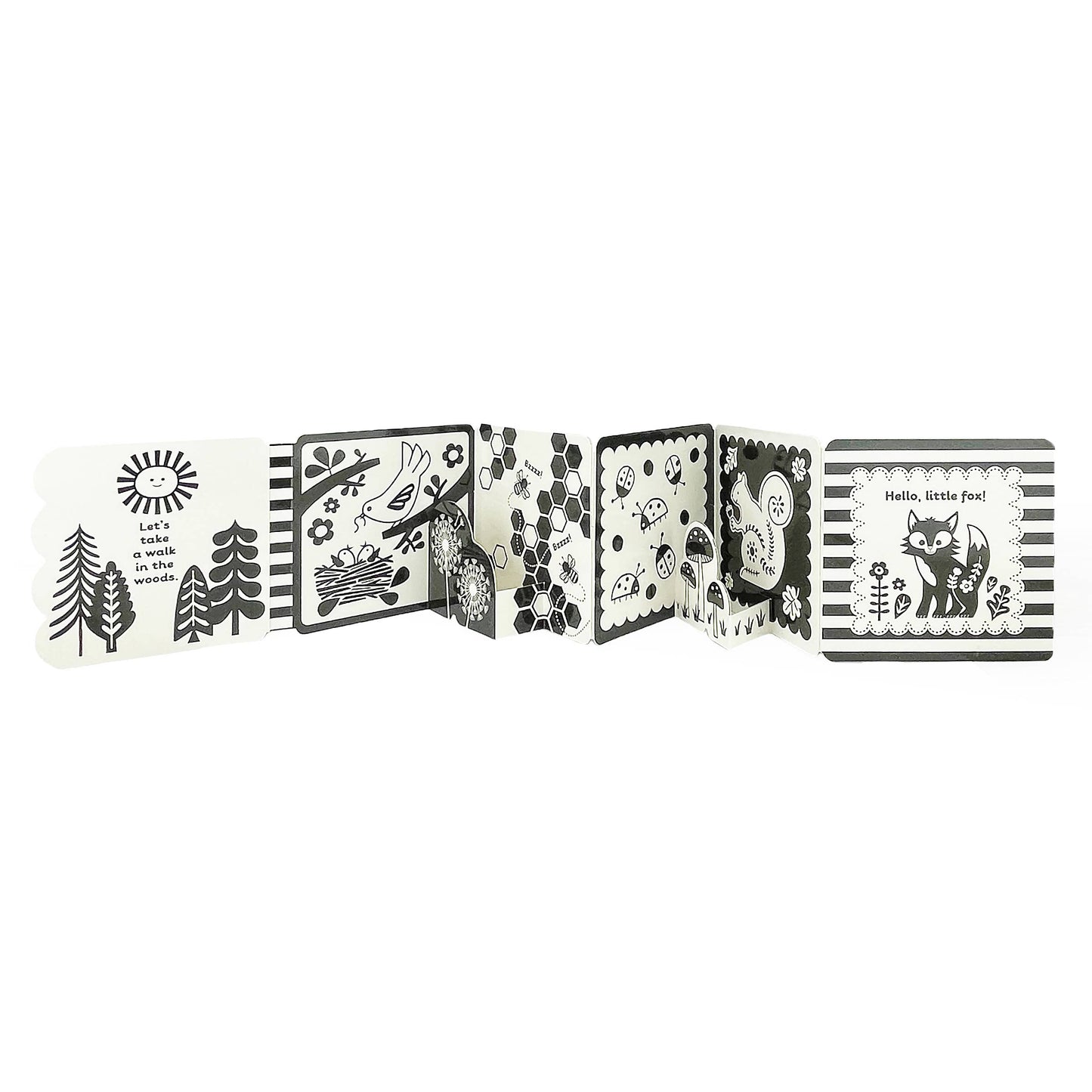 Look, Look, Baby! Forest High Contrast Black & White Book