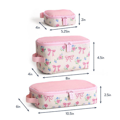 Ribbons + Roses Pack Like A Boss™ Packing Cubes