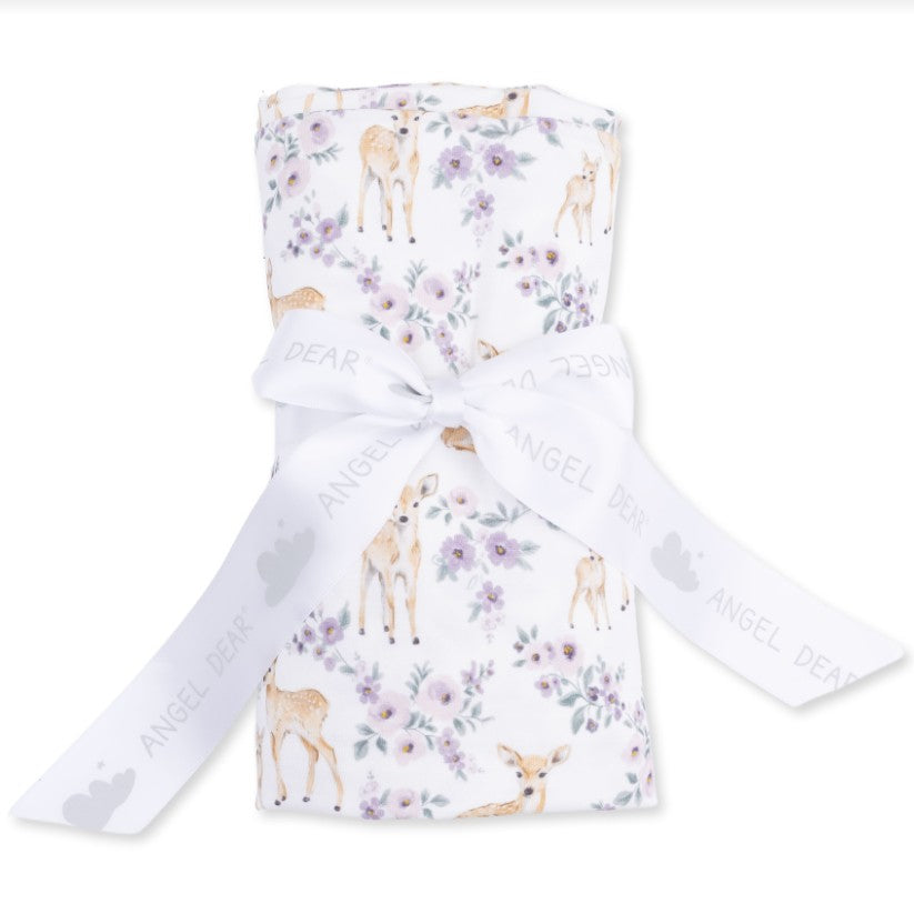 Floral Deer - Swaddle Blanket