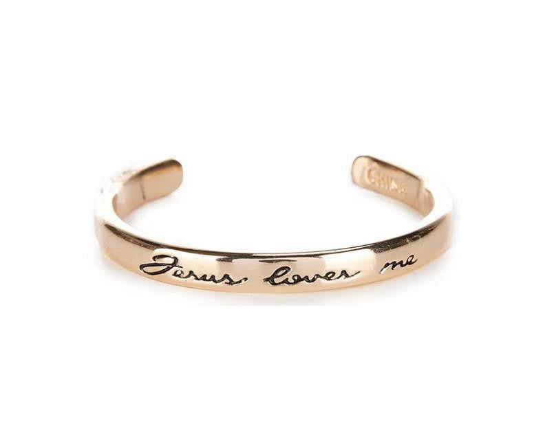Jesus Loves Me Cuff Bracelet