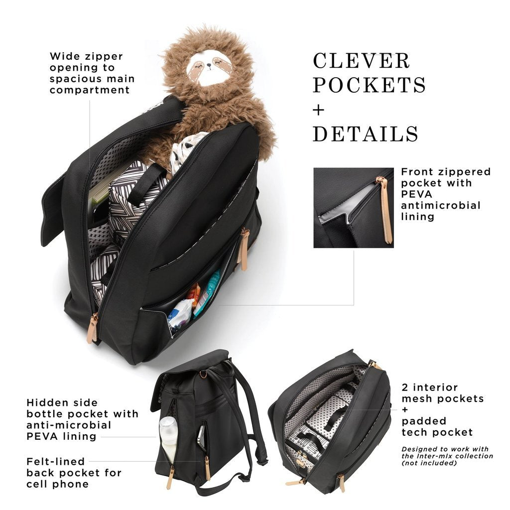 Meta Backpack - Black Matte Canvas