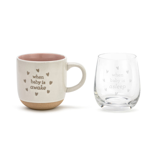 Mom Mug & Glass Set