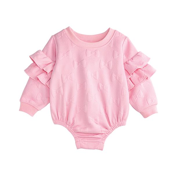Quilted Bow Sweatshirt Bubble