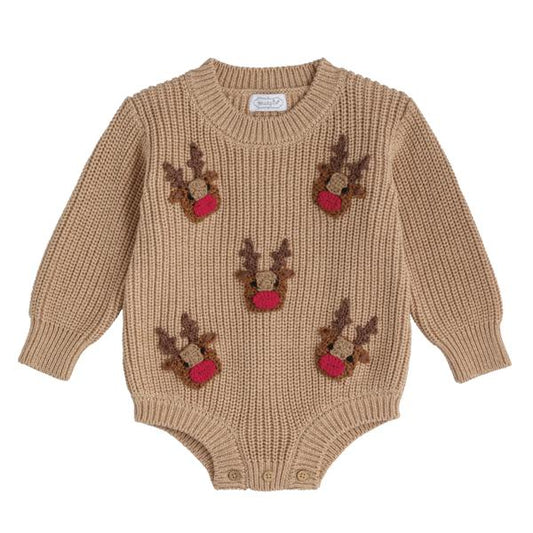 Scattered Reindeer Sweater Bubble