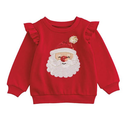 Santa Sequin Sweatshirt